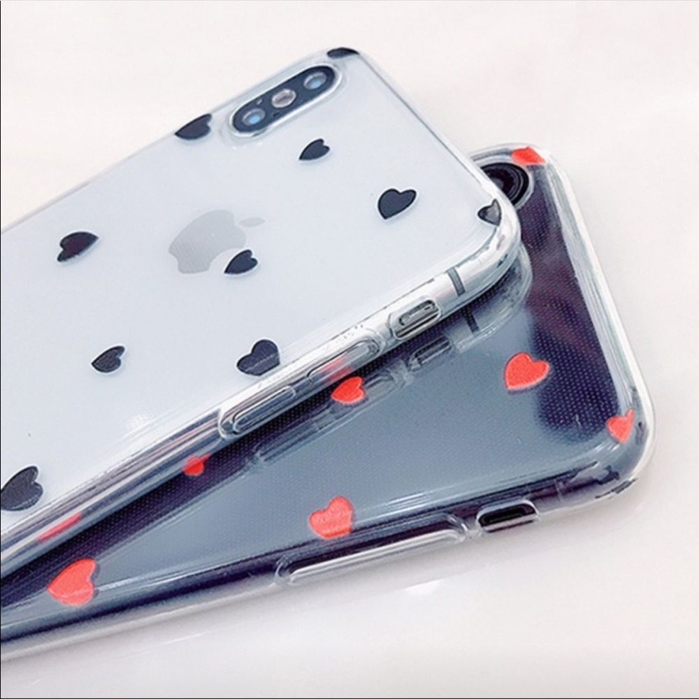 Black Heart iPhone X Case NWT - Picture 2 of 2